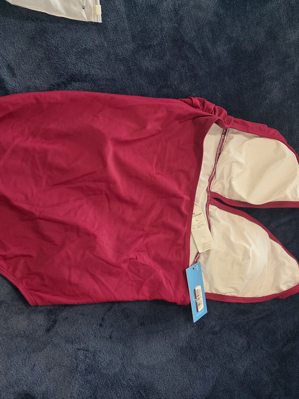 One-Piece Swimsuit - Deep Raspberry - Picture 2 of 7
